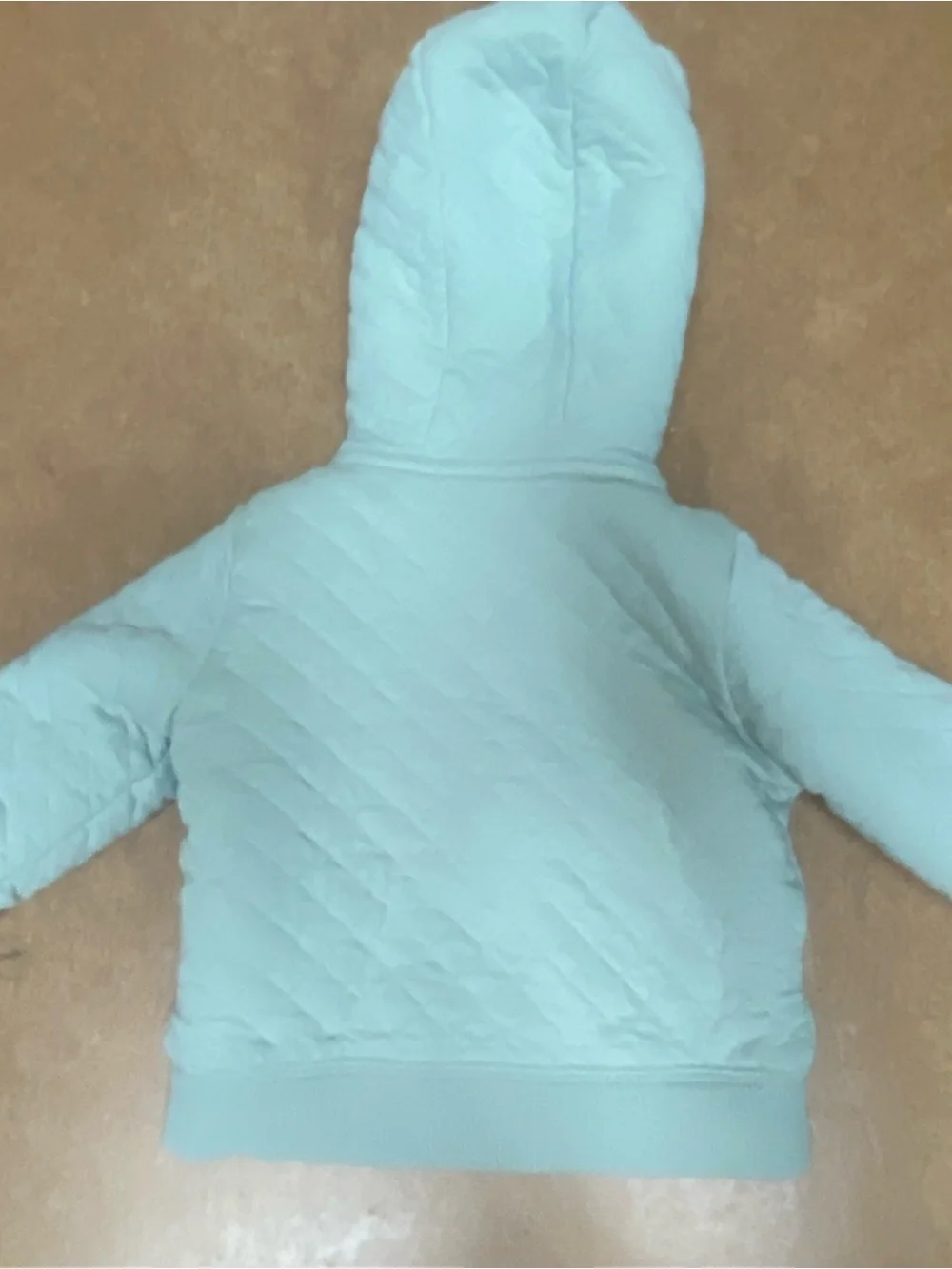 Carter's Mint Green Quilted Hooded Jacket with Sherpa Lining